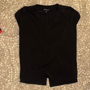 Athleta Classic Black V-Neck Tee